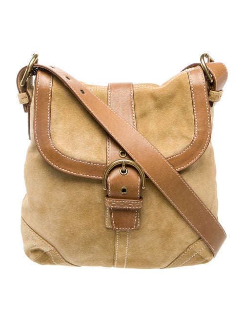 Coach Suede Messenger Bag