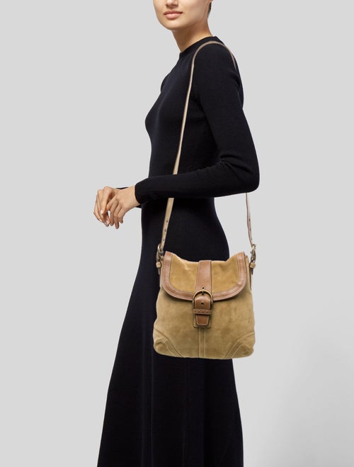 Coach Suede Messenger Bag