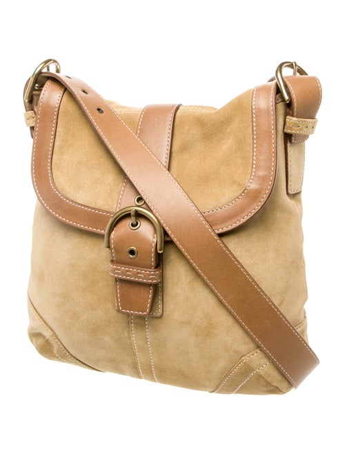 Coach Suede Messenger Bag