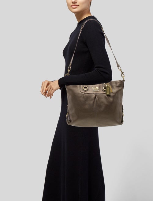 Coach Leather Top Handle Bag