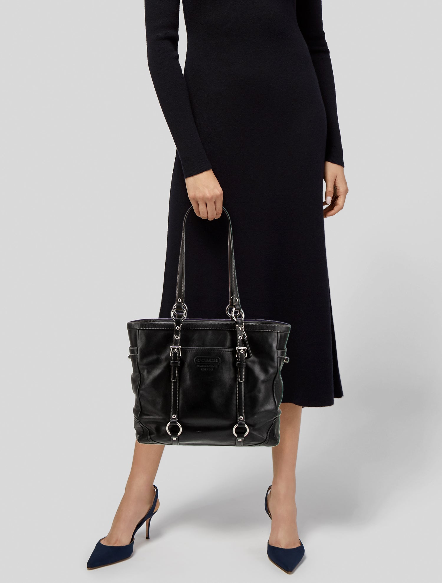 Coach Leather Shoulder Bag