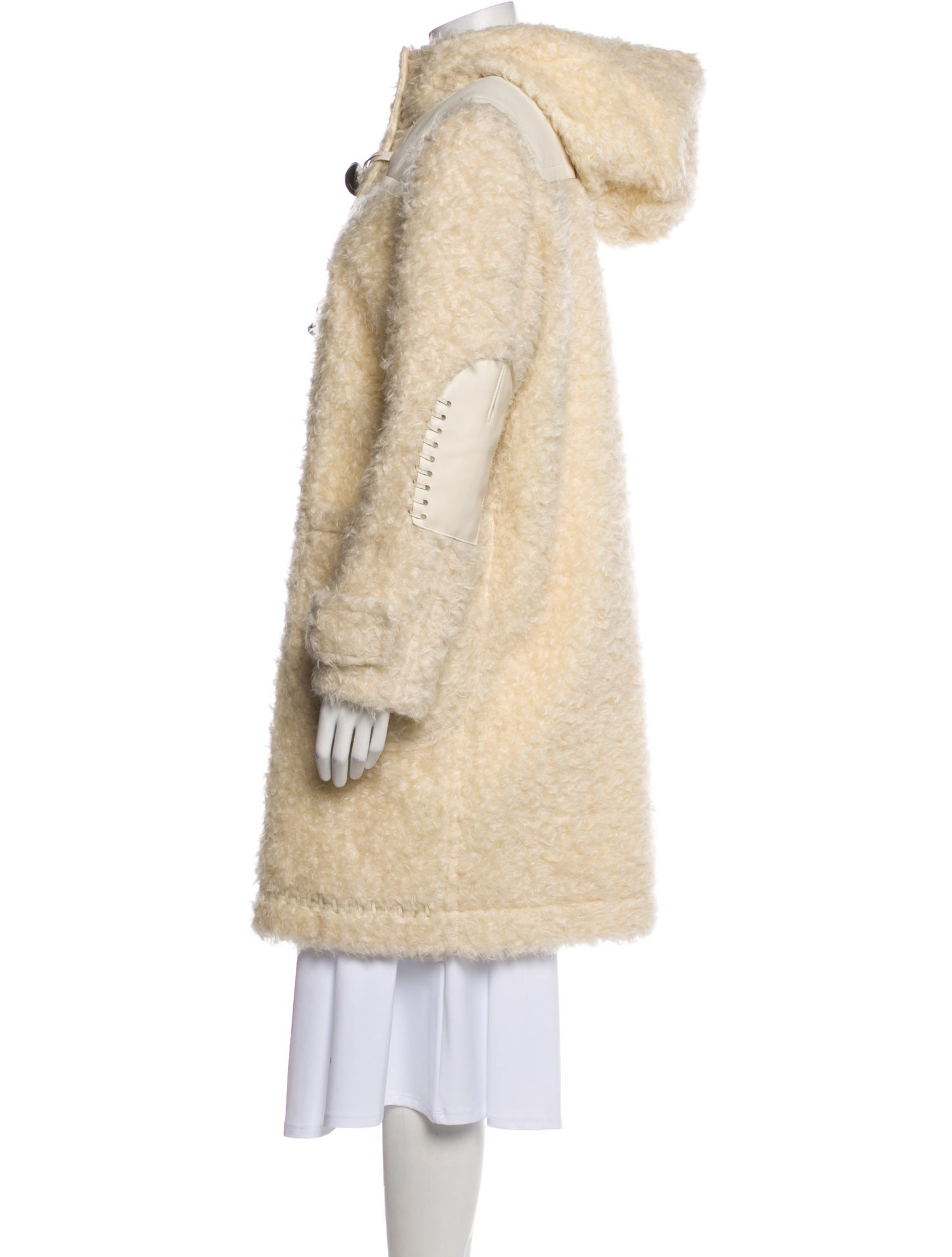 Coach Mohair Faux Fur Coat