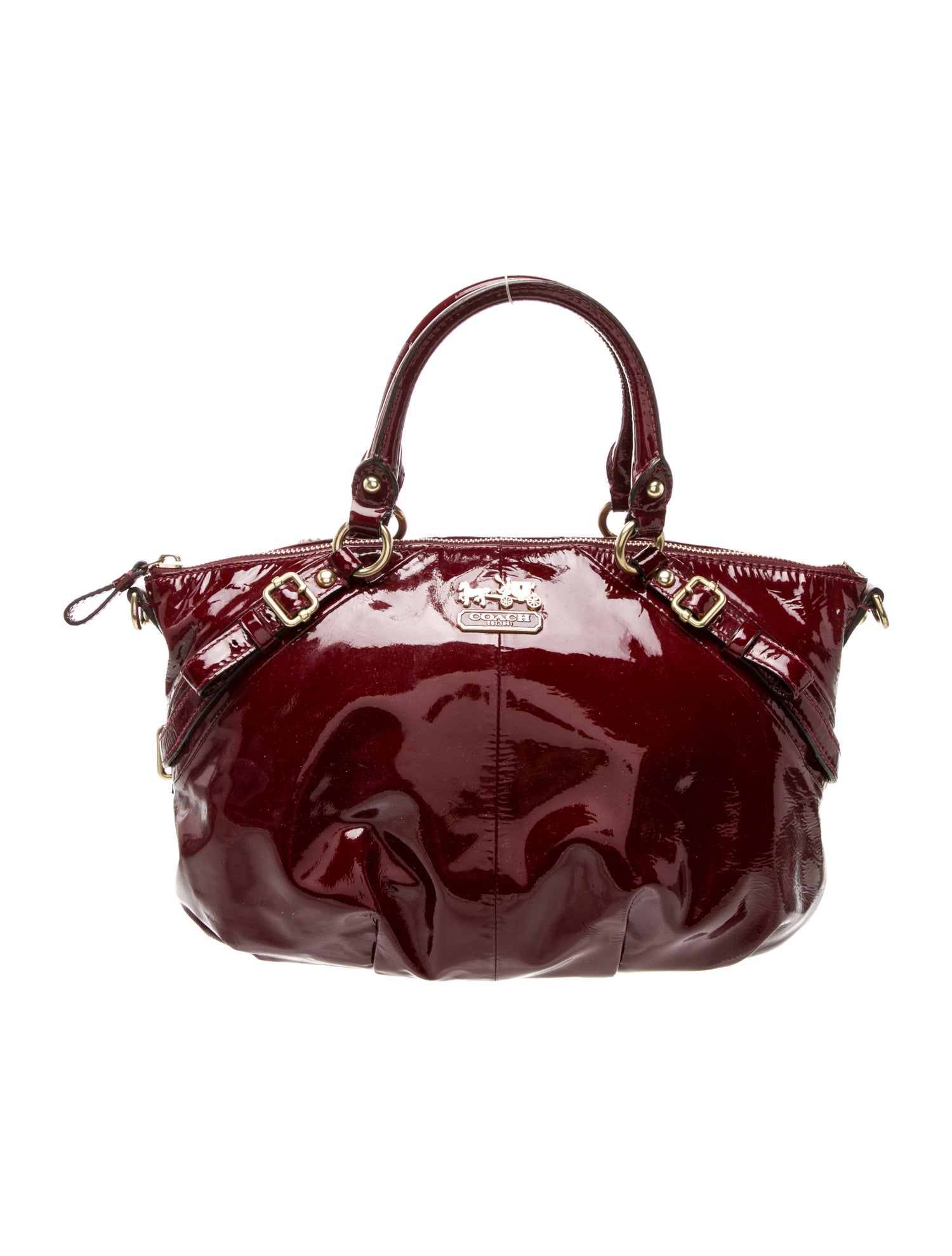 Coach Patent Leather Top Handle Bag