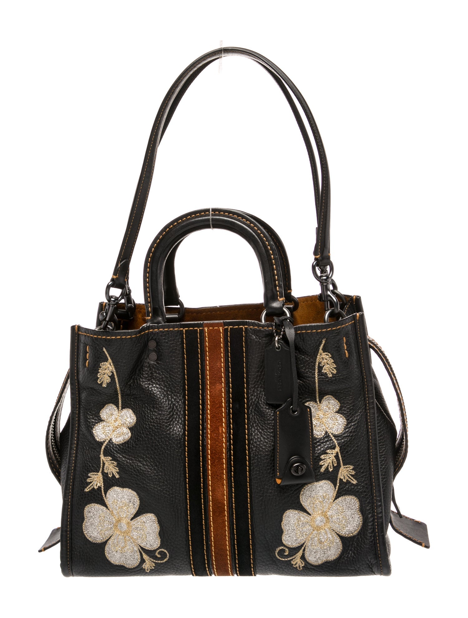 Coach Leather Top Handle Bag