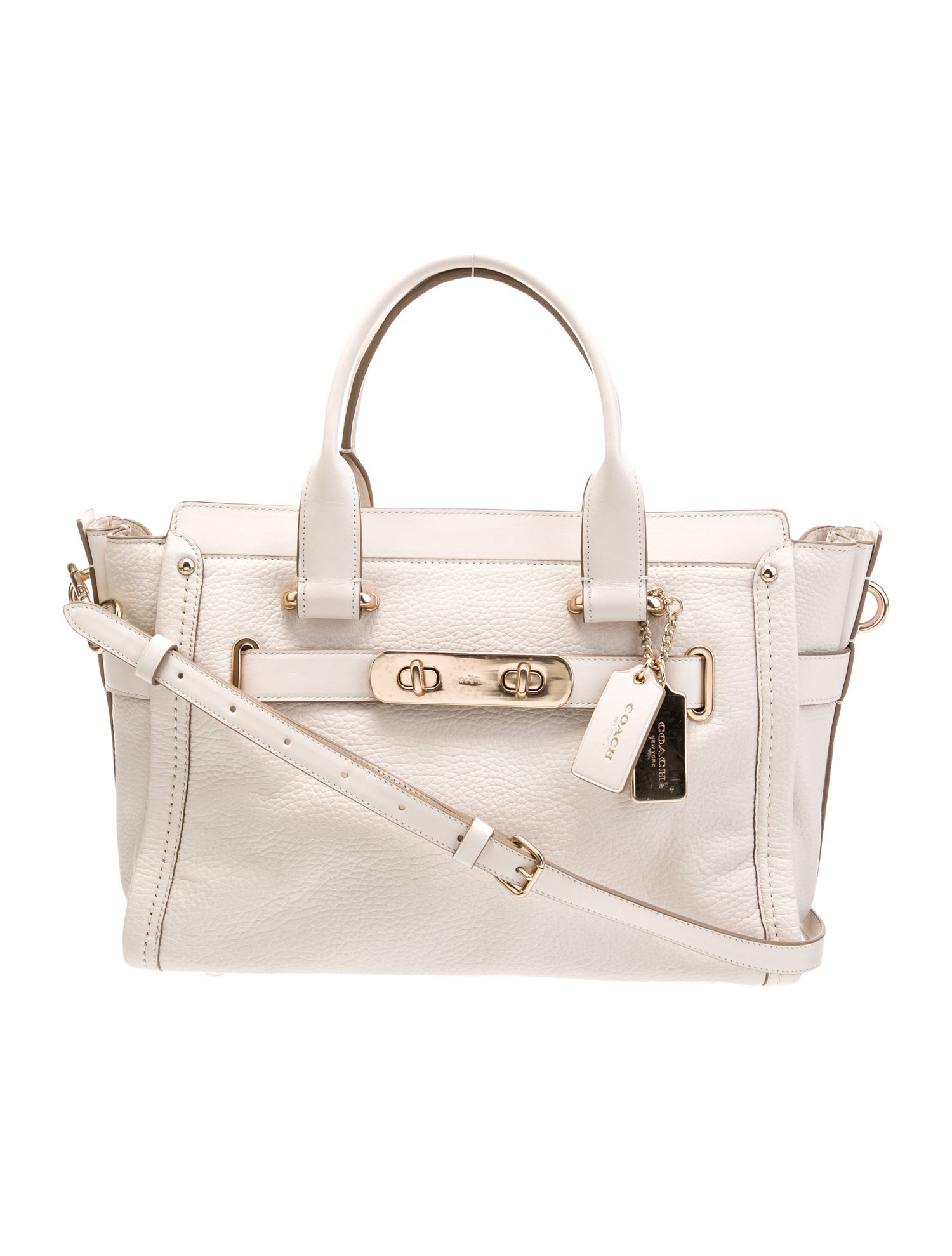 Coach Leather Top Handle Bag