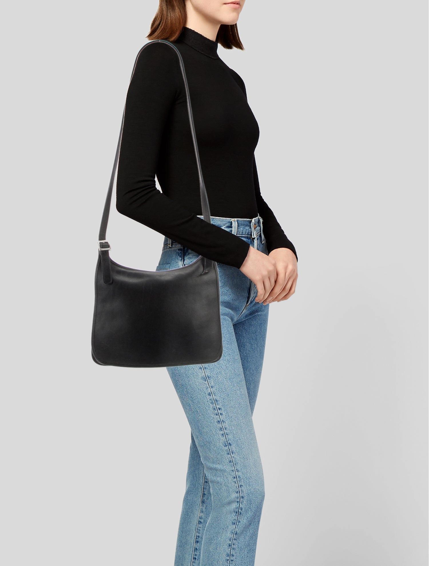 Coach Leather Bucket Bag