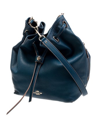Coach Leather Bucket Bag