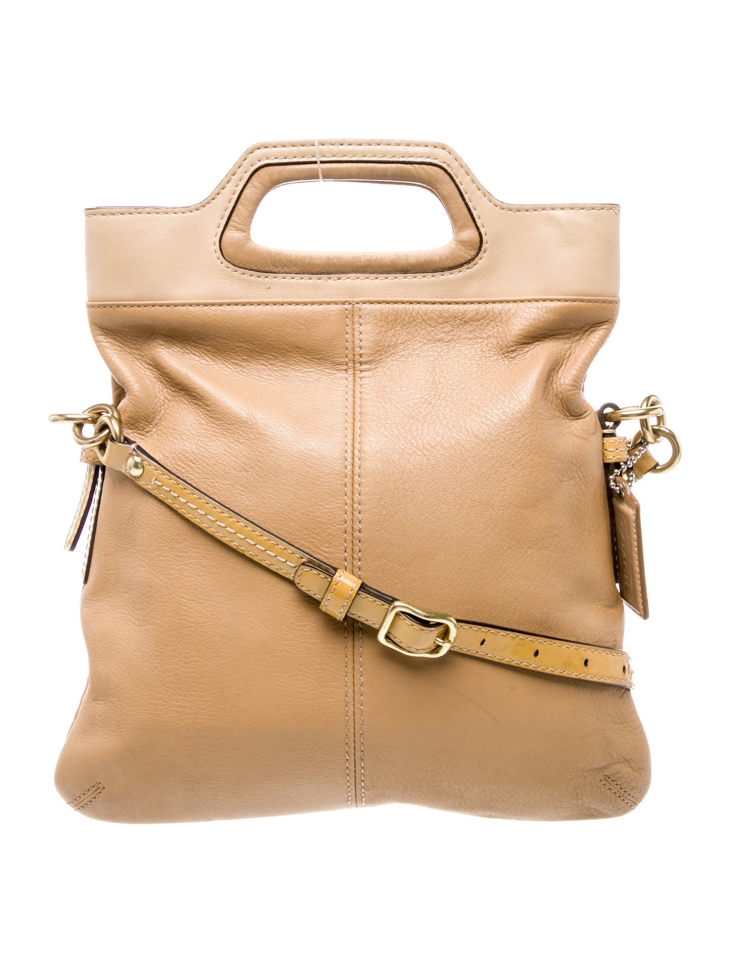 Coach Leather Top Handle Bag