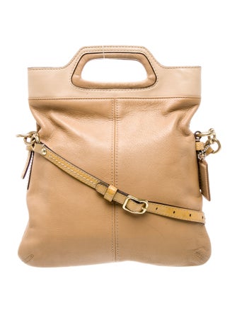 Coach Leather Top Handle Bag