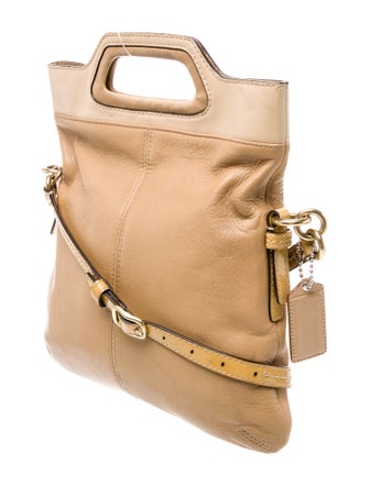 Coach Leather Top Handle Bag