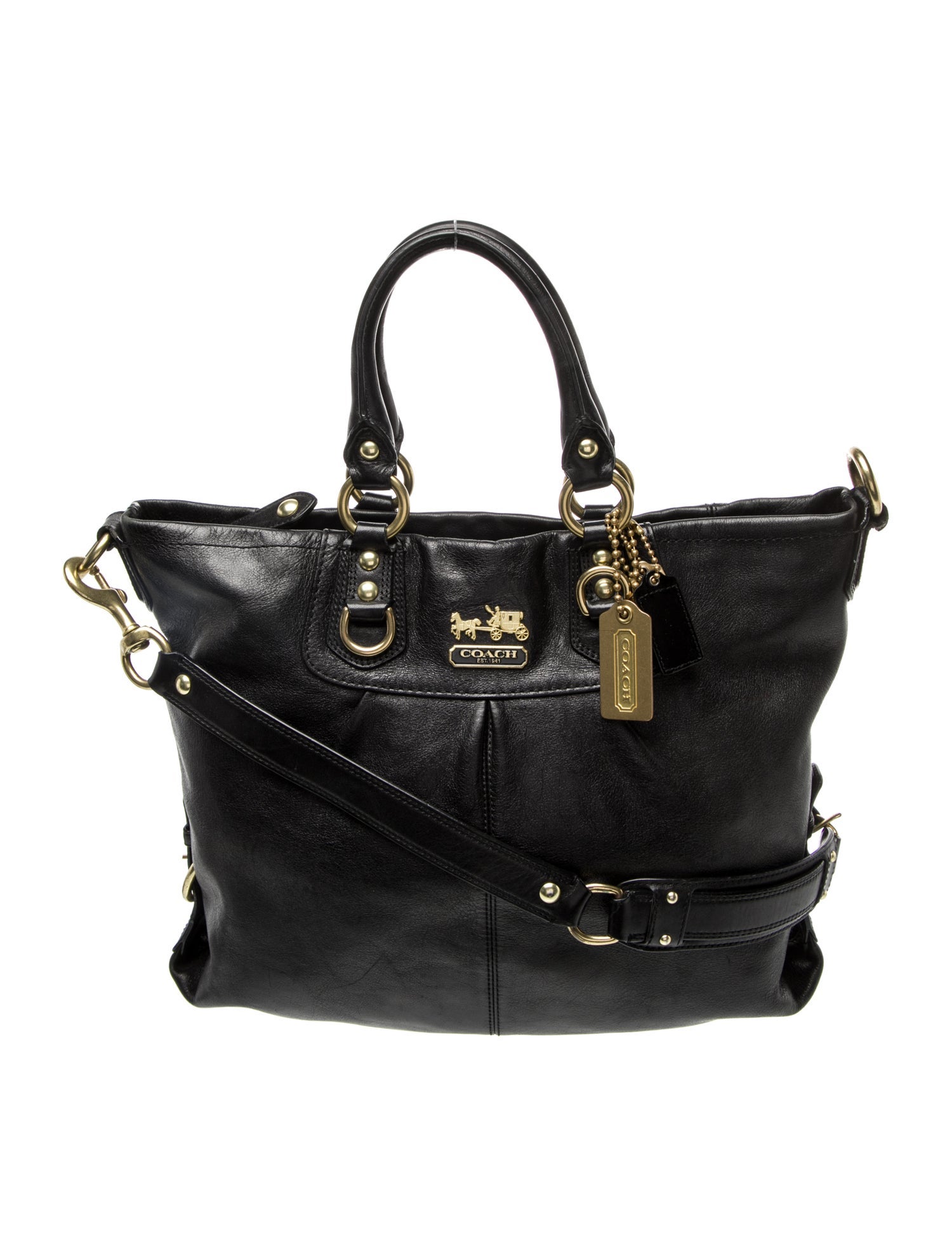Coach Leather Top Handle Bag