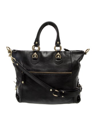 Coach Leather Top Handle Bag