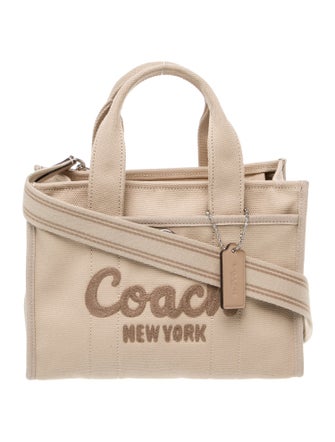Coach Canvas Top Handle Bag