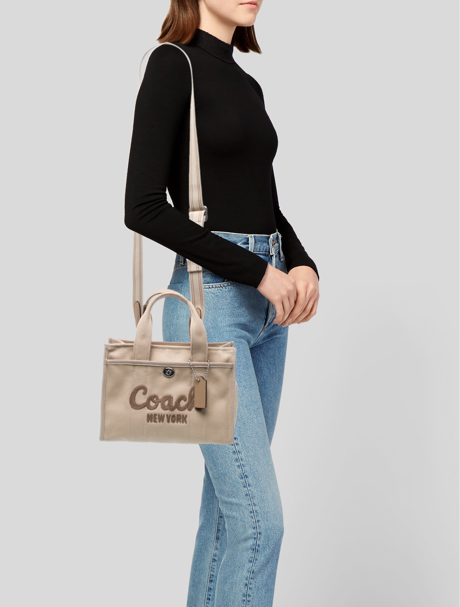 Coach Canvas Top Handle Bag