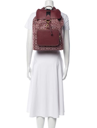 Coach Canvas Backpack