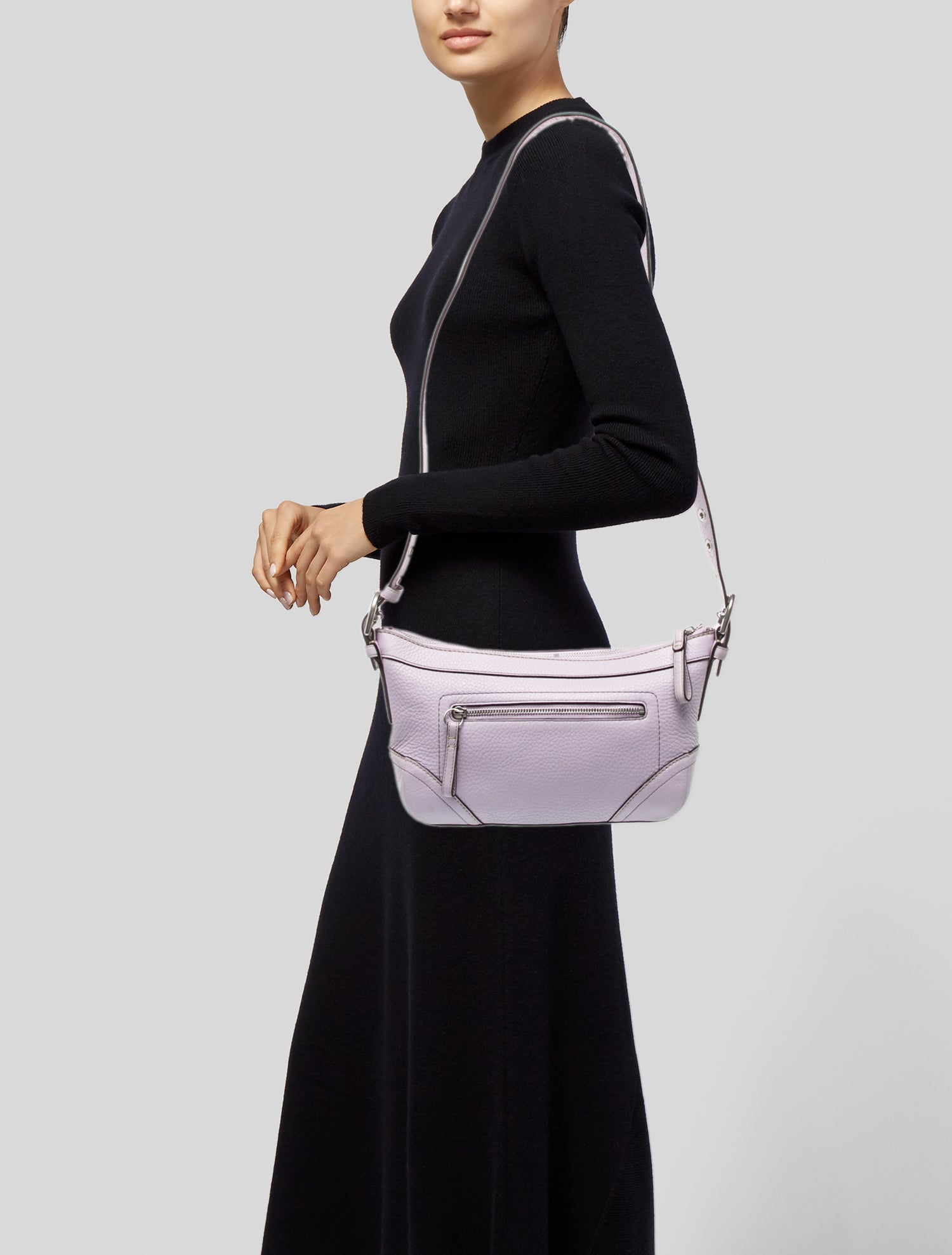 Coach Leather Top Handle Bag