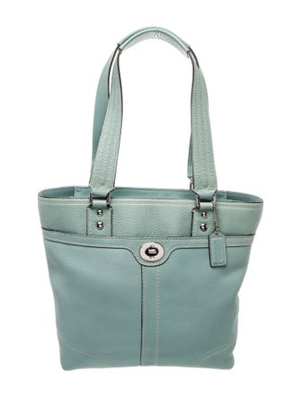 Coach Leather Top Handle Bag