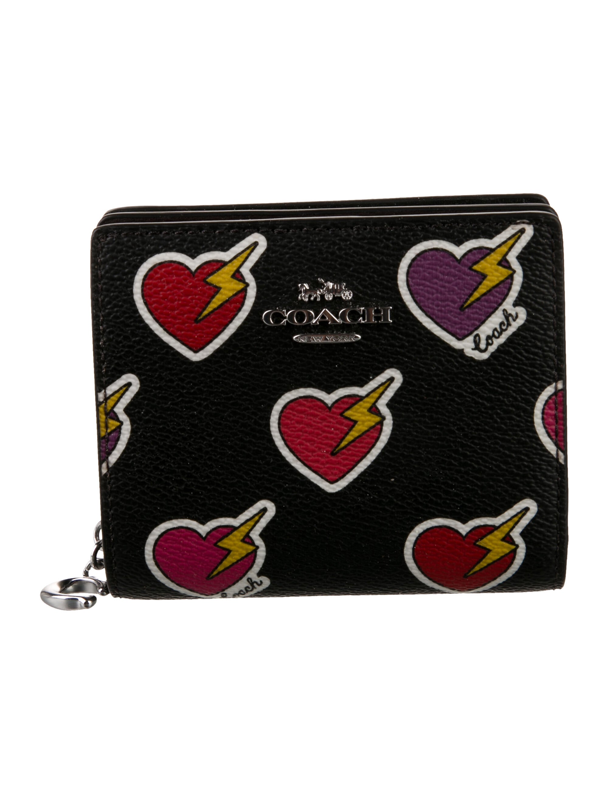 Coach Leather Printed Bifold Wallet