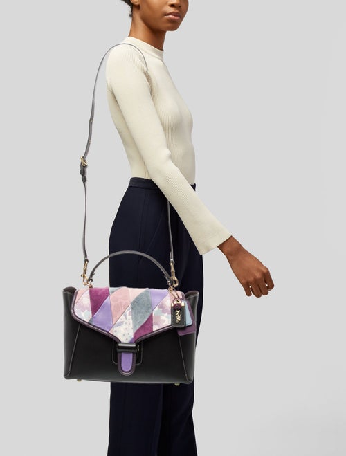 Coach Leather Top Handle Bag