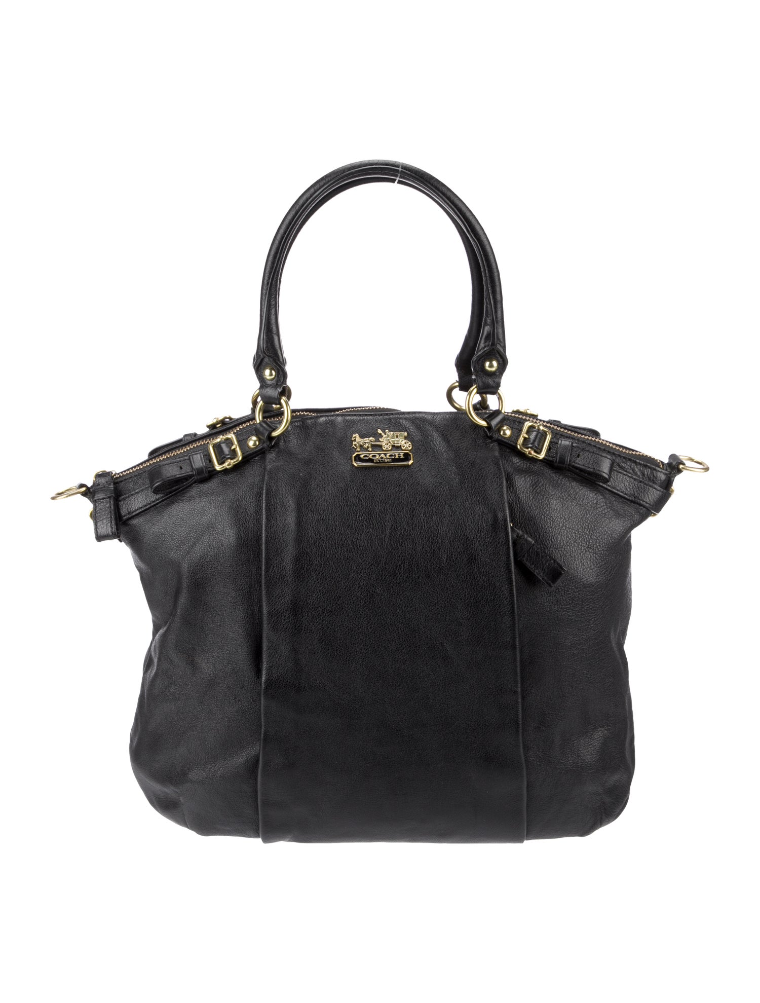 Coach Leather Top Handle Bag