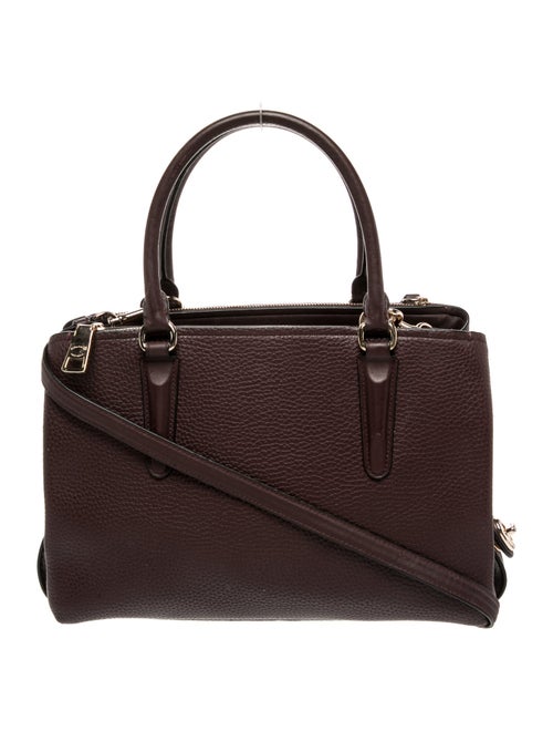 Coach Leather Top Handle Bag