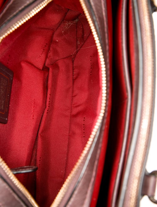 Coach Leather Top Handle Bag