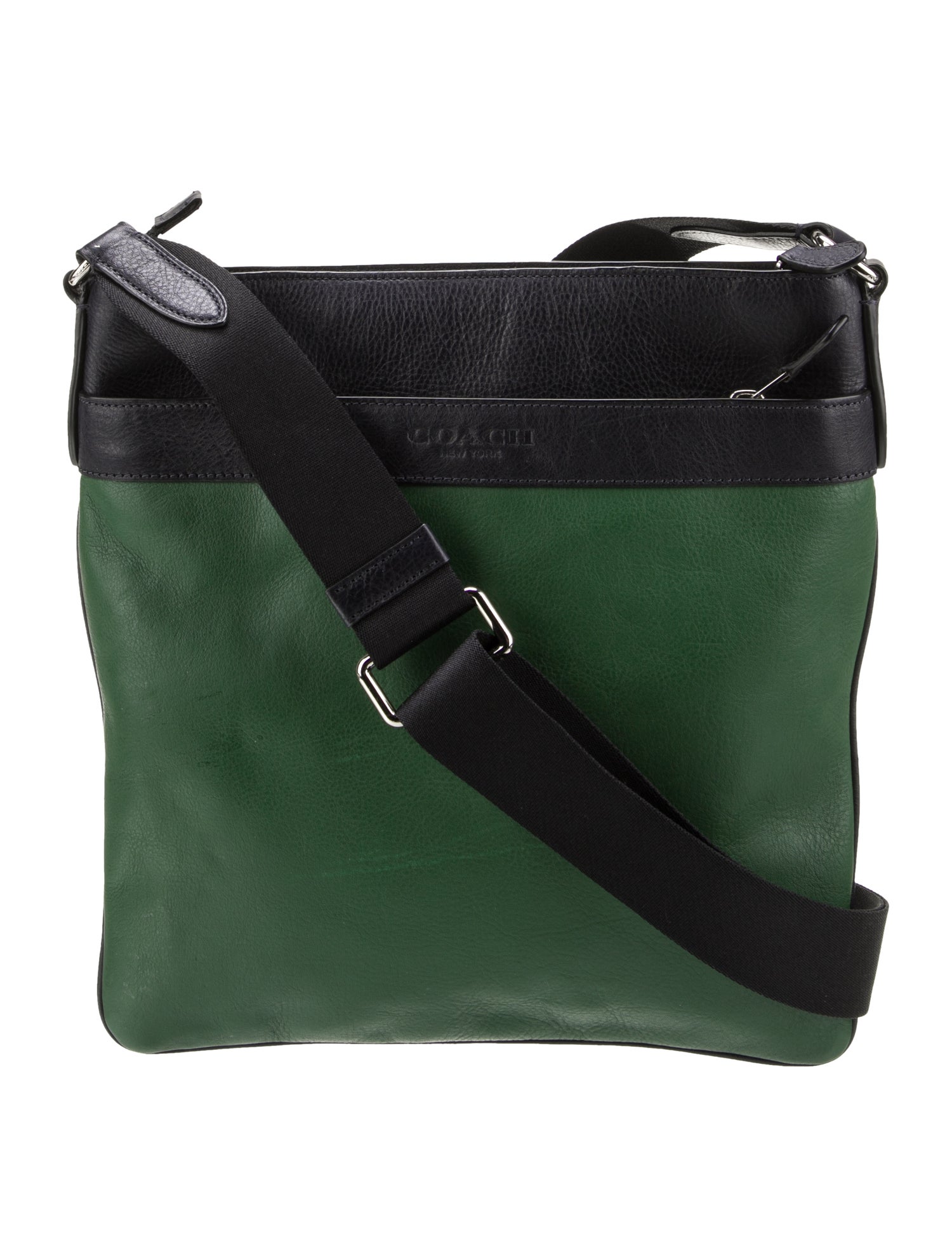 Coach Leather Messenger Bag