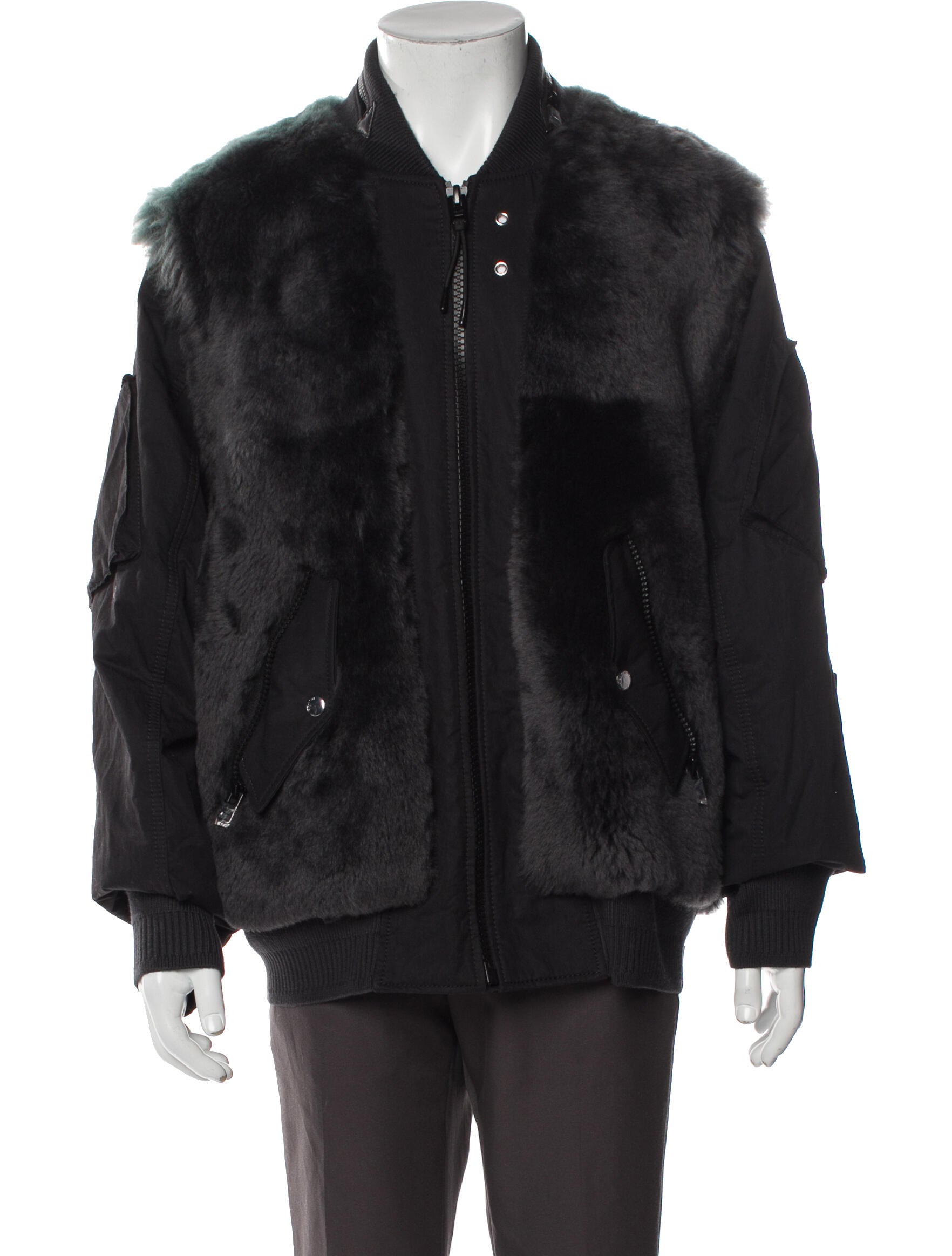 Coach Shearling Bomber Jacket