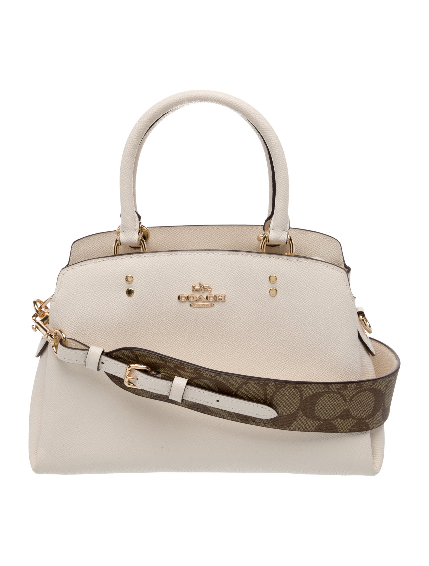 Coach Leather Top Handle Bag