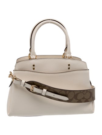 Coach Leather Top Handle Bag