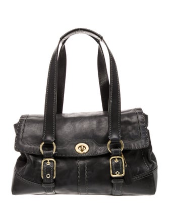 Coach Leather Top Handle Bag