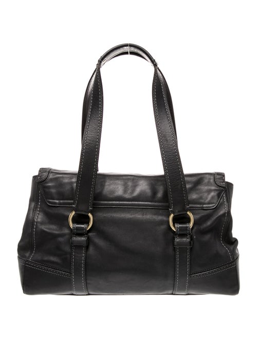 Coach Leather Top Handle Bag