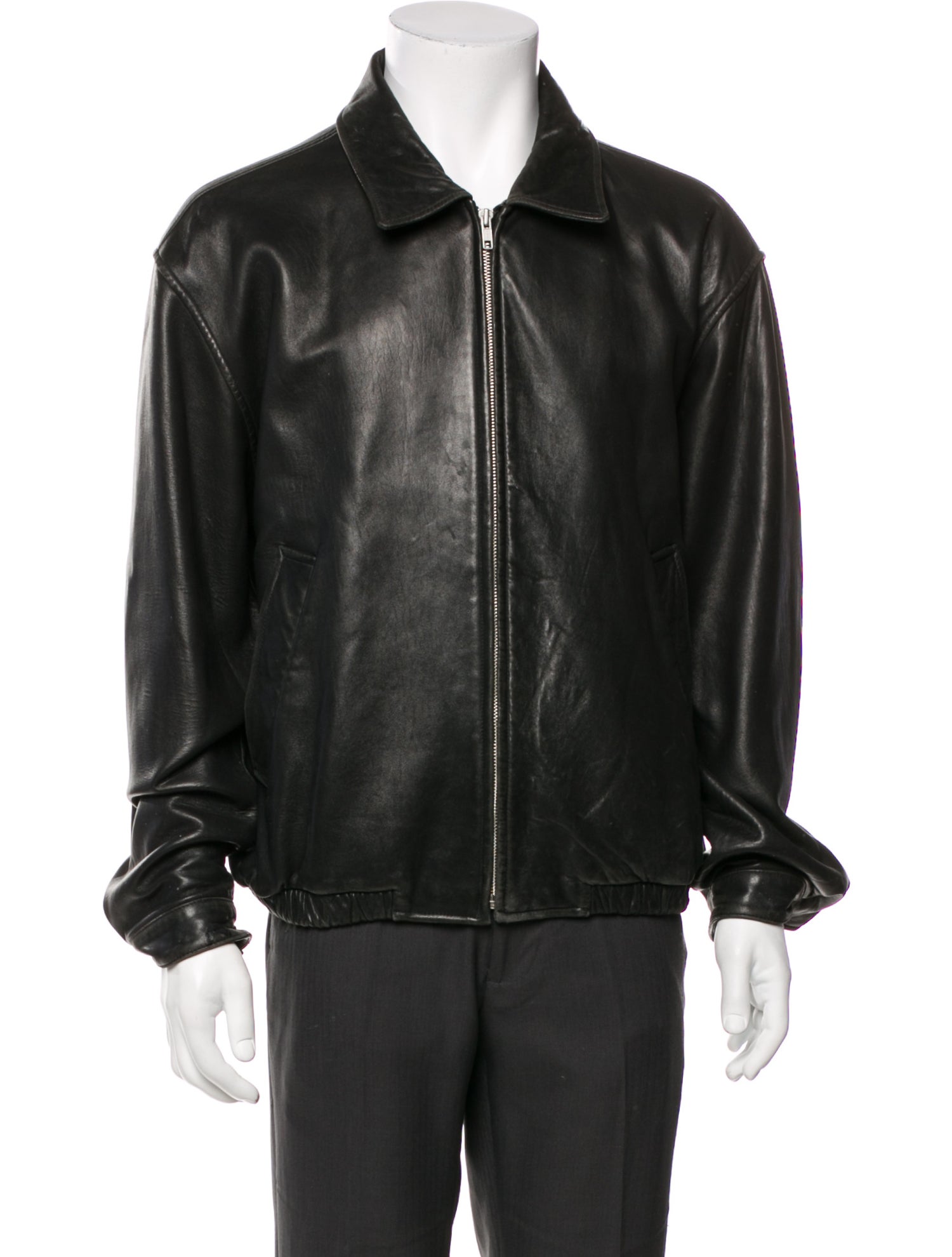 Coach Leather Bomber Jacket