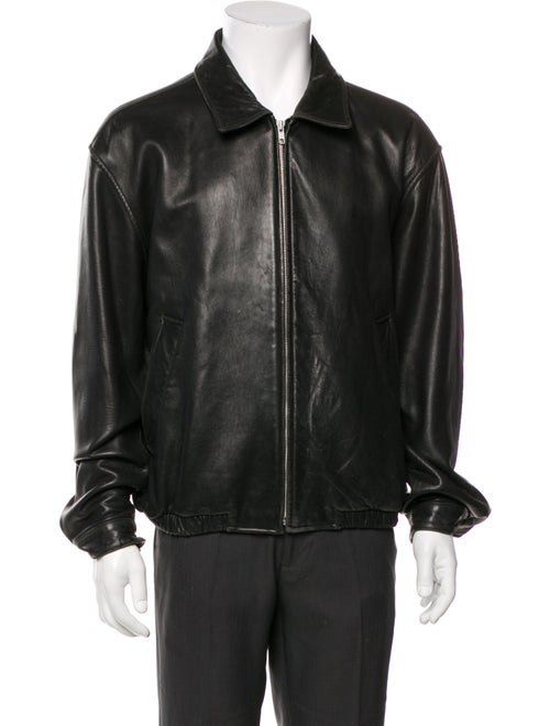 Coach Leather Bomber Jacket