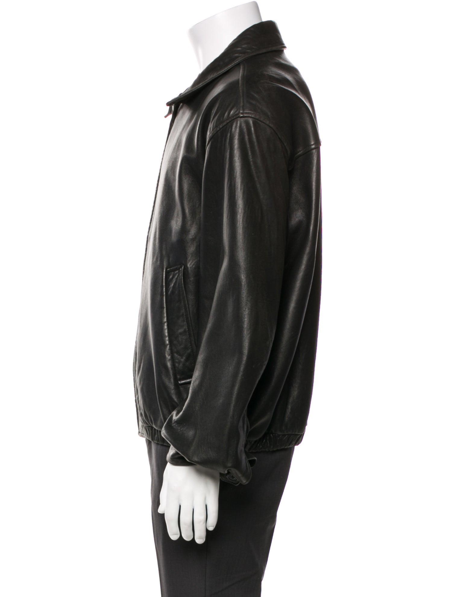 Coach Leather Bomber Jacket