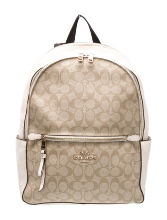 Coach Leather Backpack