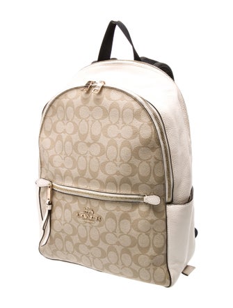 Coach Leather Backpack