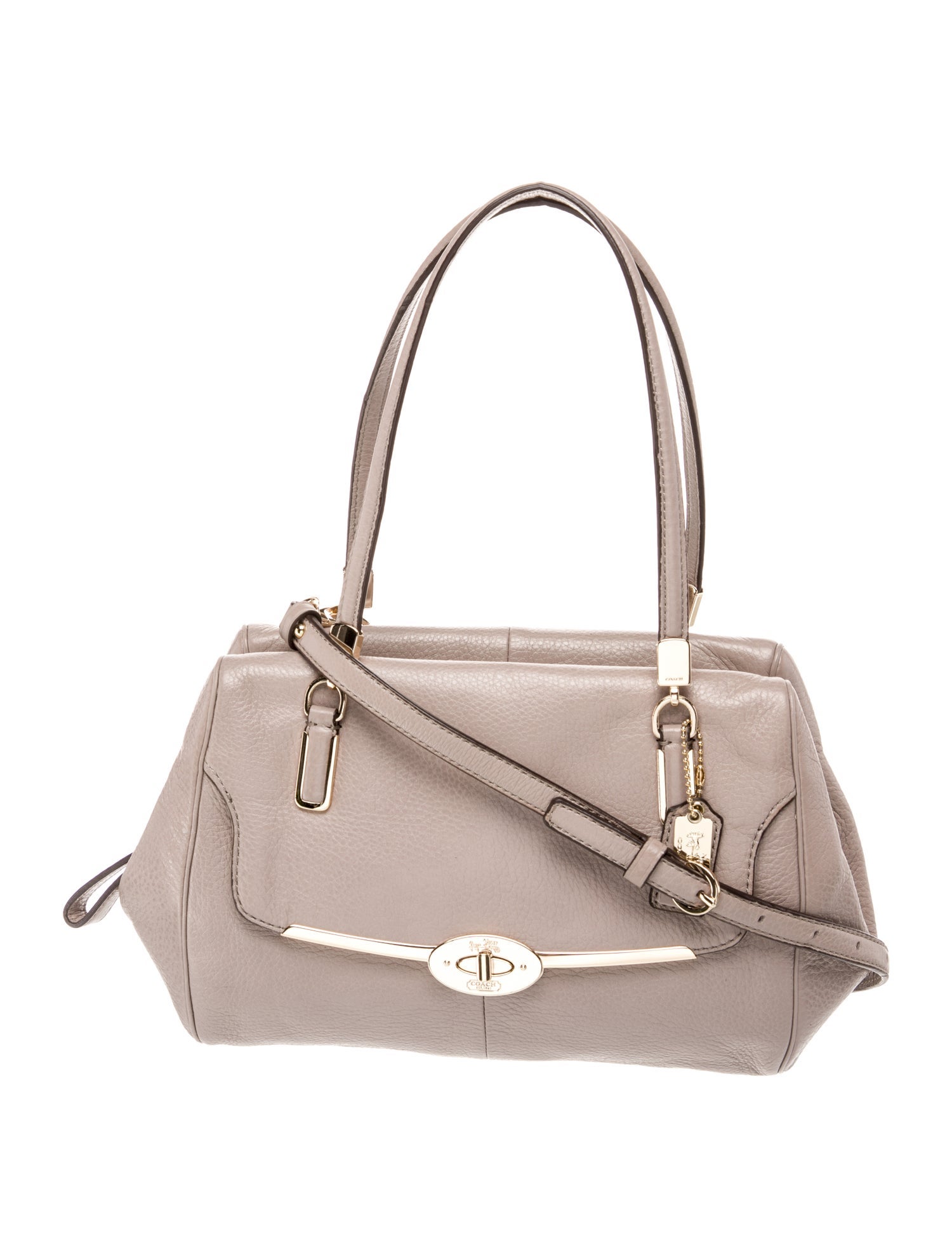 Coach Leather Top Handle Bag