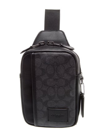 Coach Leather Messenger Bag