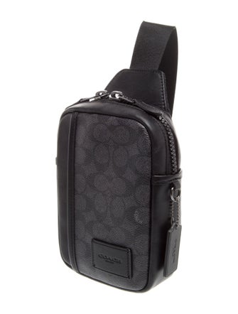 Coach Leather Messenger Bag