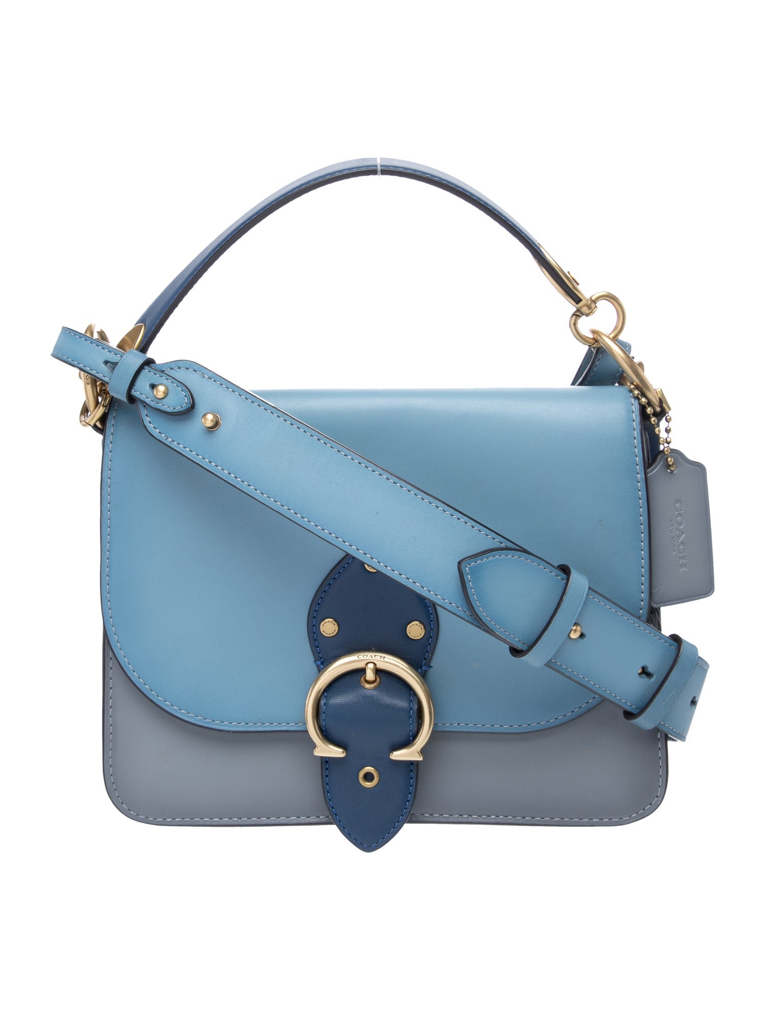 Coach Leather Top Handle Bag