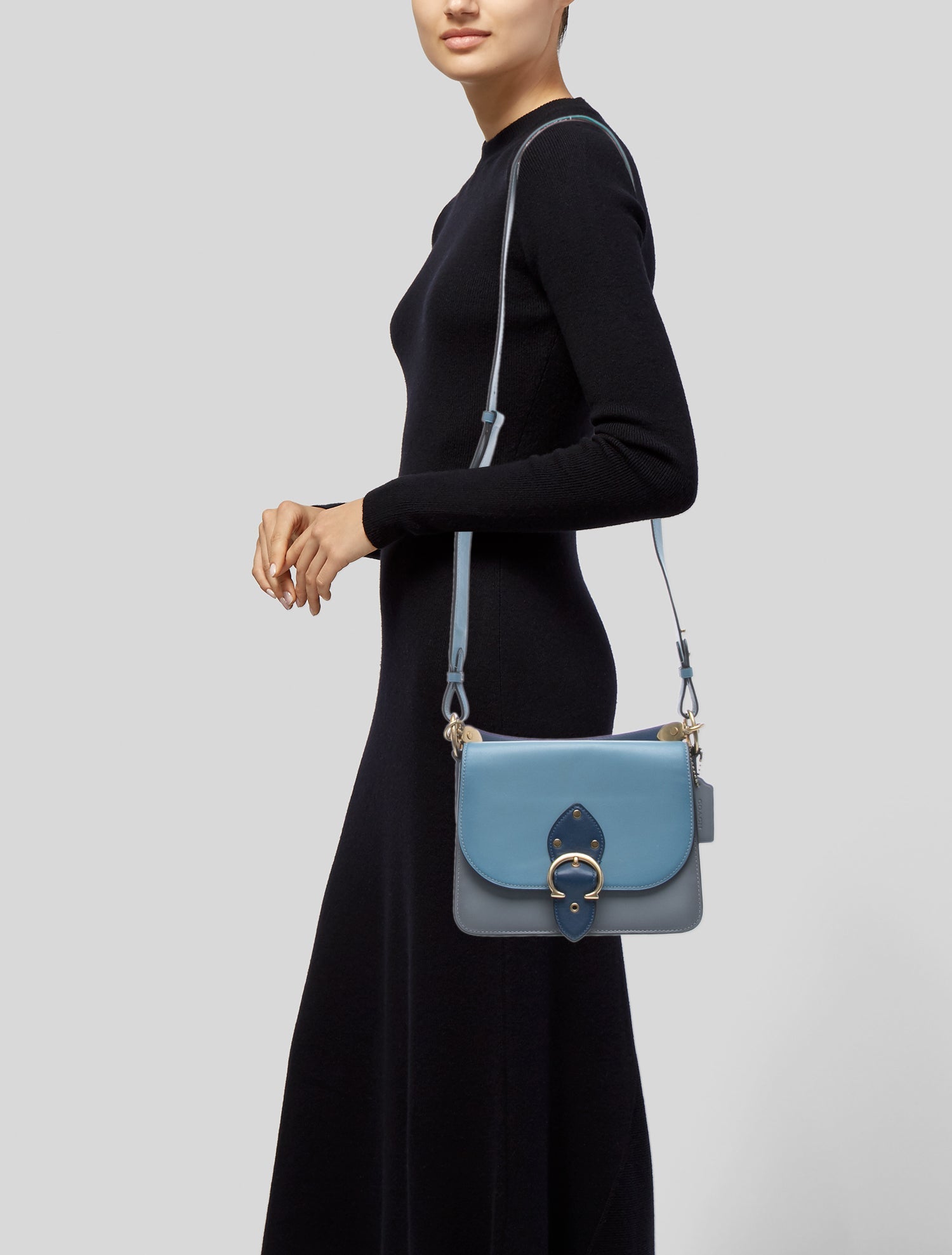 Coach Leather Top Handle Bag