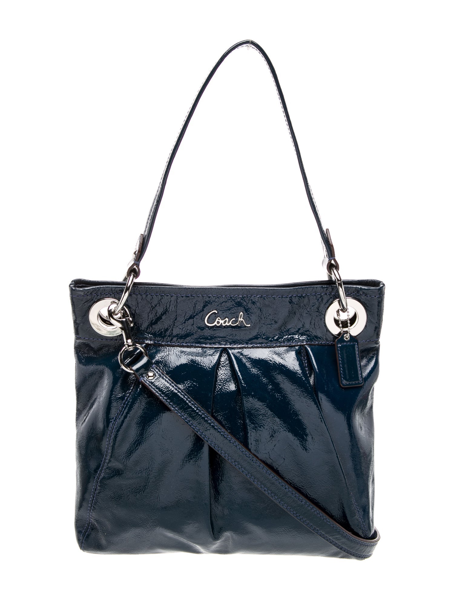 Coach Patent Leather Top Handle Bag