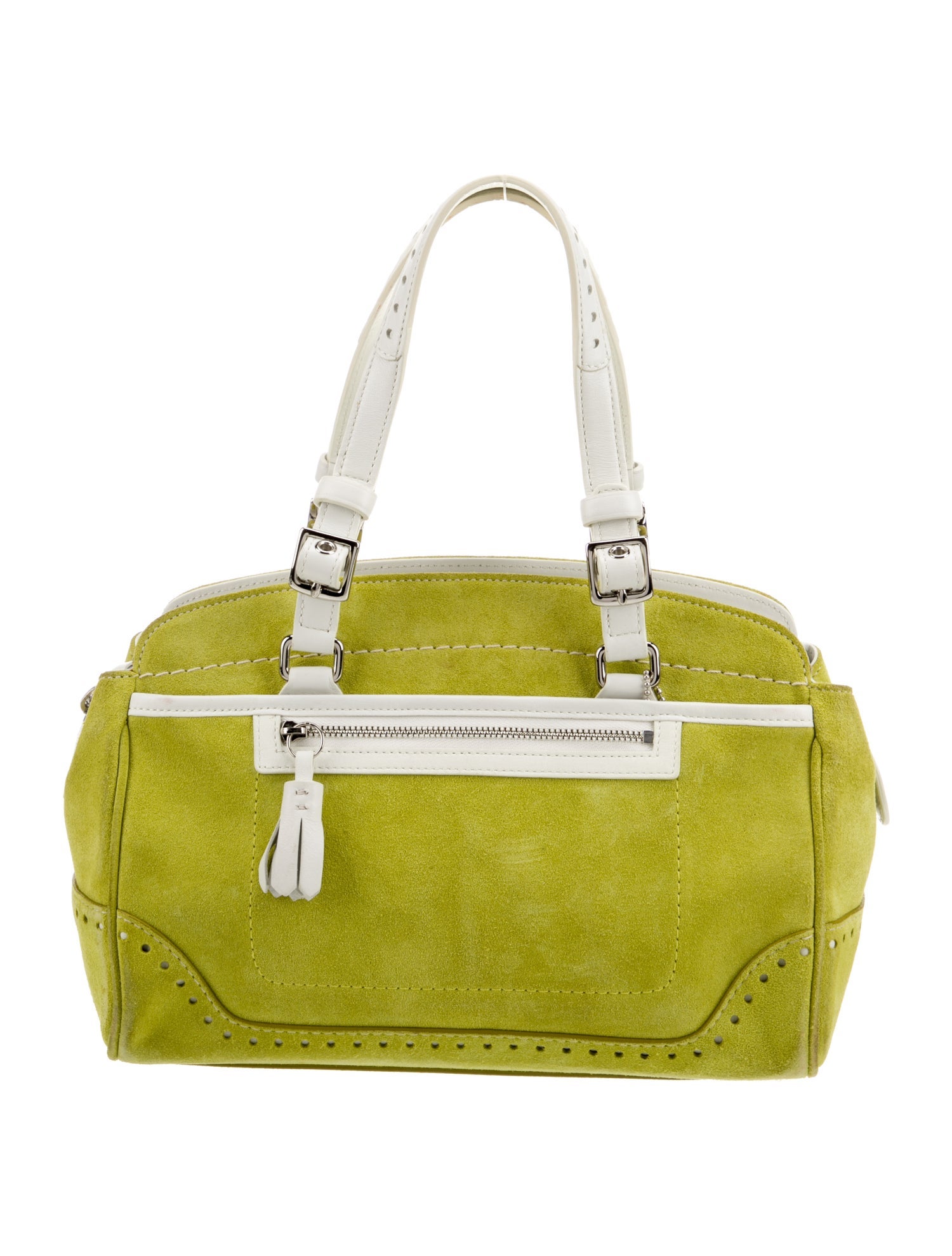 Coach Leather Top Handle Bag