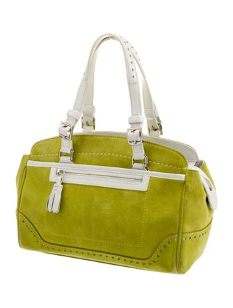 Coach Leather Top Handle Bag