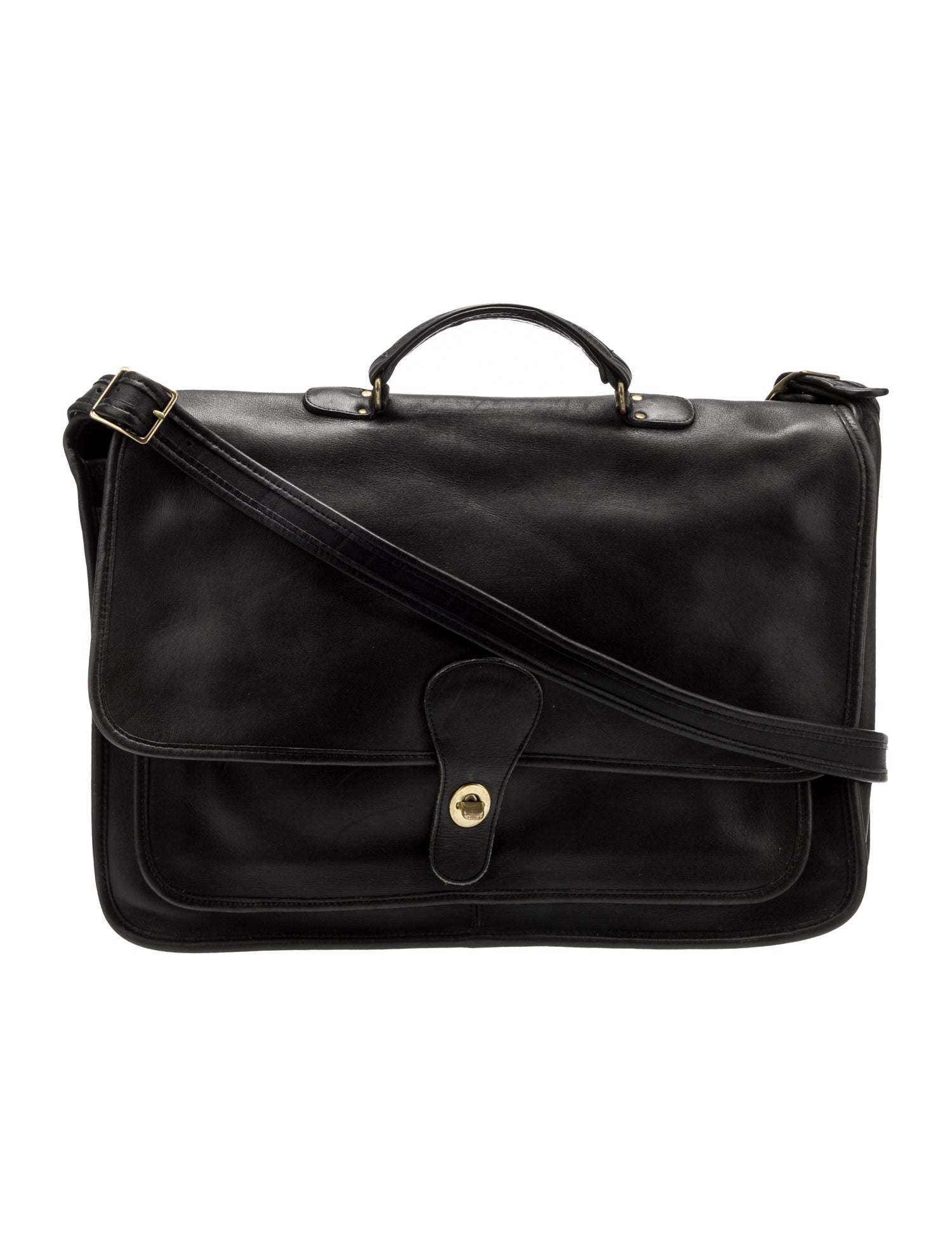 Coach Leather Messenger Bag