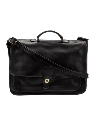 Coach Leather Messenger Bag
