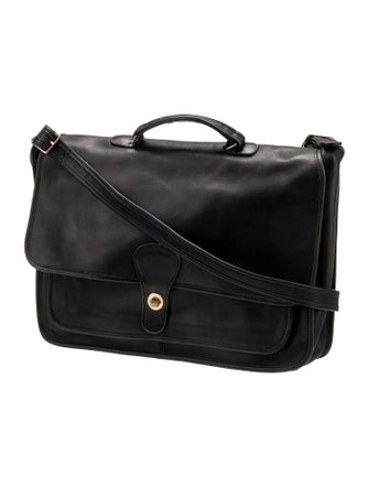 Coach Leather Messenger Bag