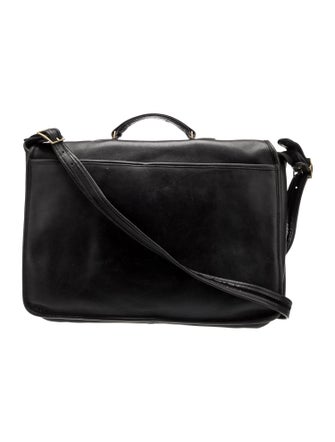 Coach Leather Messenger Bag