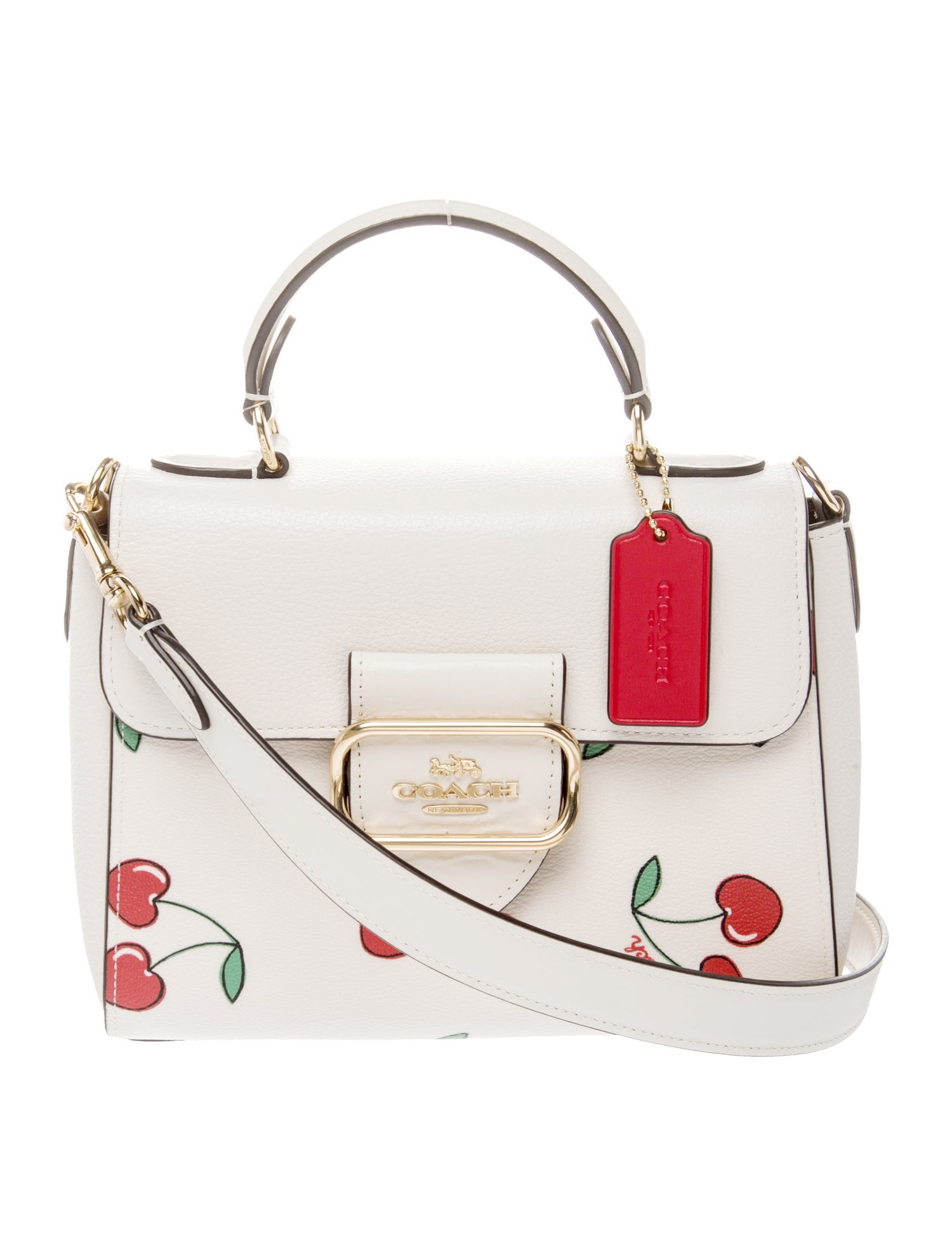 Coach Leather Top Handle Bag